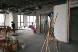 深圳装修公司-康蓝建设案例，走进建活贸易装修现场
